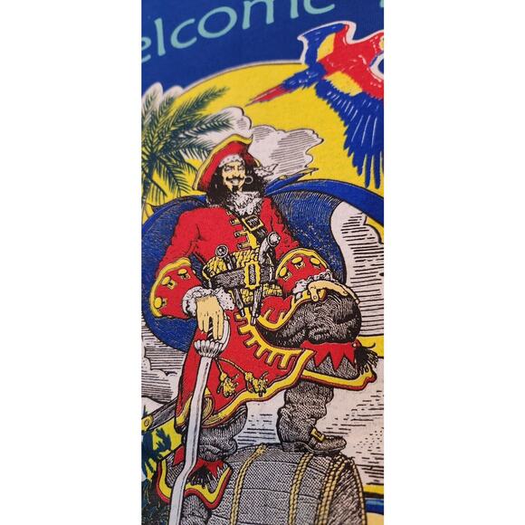 Vintage Captain Morgan’s Parrot Bay 2-Sided Graphic Men’s T-Shirt~SZ.XL - Picture 4 of 11